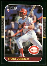 Tracy Jones 1987 Donruss Cincinnati Reds #413 Excellent