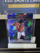 2025 Panini Prizm - Blue Fireworks Franklin Arias, Franklin Arias #18 /99 (RC)