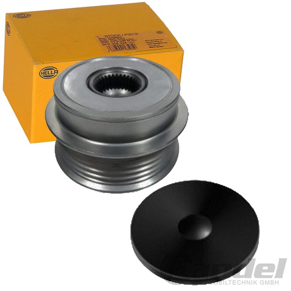 Hella Generatorfreilauf Lichtmaschine FüR Toyota Yaris P1 Verso P2 1.4 D-4D-image