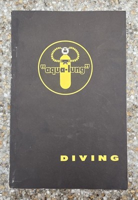 Vintage 1950s US Divers Aqua Lung Diving Manual Booklet Fred Roberts Scuba VTG