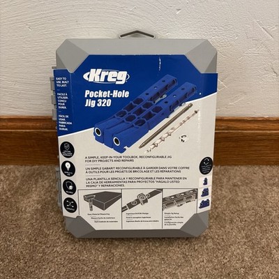 Kreg KPHJ320 Pocket-Hole Jig 320 - Adjustable Drill Guides for Tight Spaces