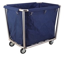 Hendi W&auml;schetrolley W&auml;schewagen mit Edelstahlrahmen und Oxfordgewebe