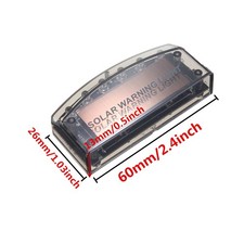 Solar Powered Car Burglar Alarm with 6 LED Flashing Anti-Theft Warning Light