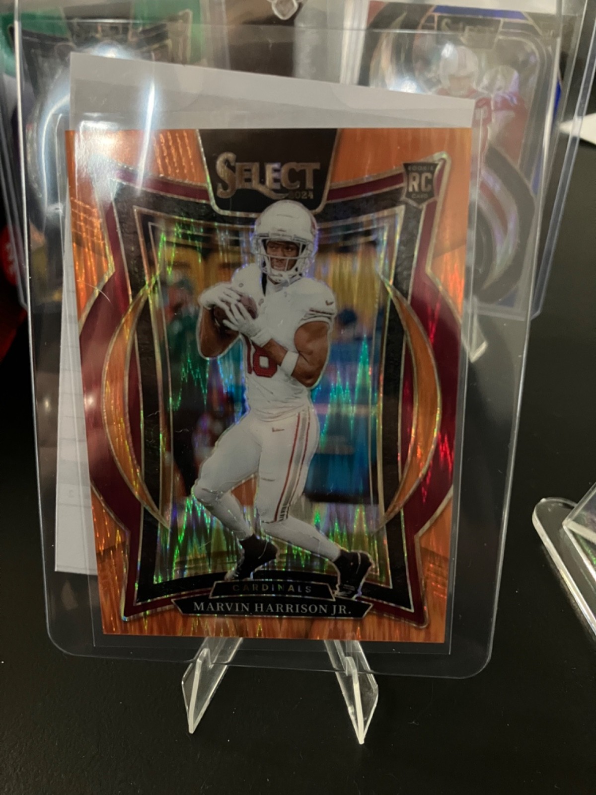 2024 Select Marvin Harrison Jr. Concourse RC Orange Prizm Rookie #14/49