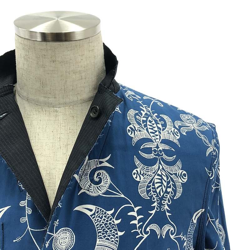 Junya Watanabe Man Silk Reversible Pattern Jacket… - image 7