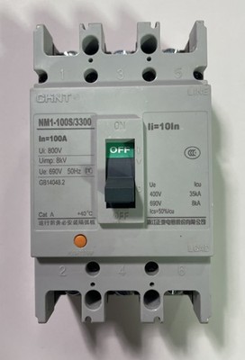 1-pc CHINT NM1-100S/3300 690V 100A Switch Breaker