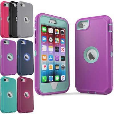 For iPhone SE 2nd 3rd 2022 2020 Case Heavy Duty Protective Triple Layers Cover
