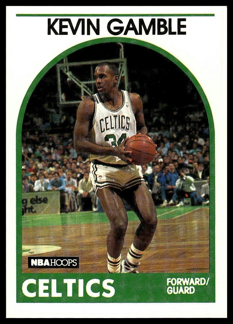 Kevin Gamble *ROOKIE CARD* (RC) 1989-90 Hoops #338