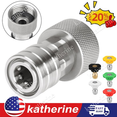 #ad #ad Garden Hose to Pressure Washer Adapter 3 4” GHT to 1 4” Quick Connect US STOCK $18.99