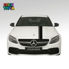 Adesivo decalcomania strisce cofano Mercedes Classic AMG Sport vinile classe A45 CLA GT