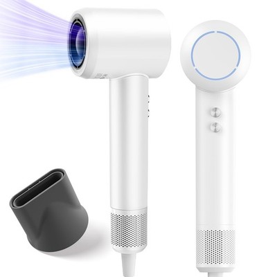 Hair Dryer, Ionic High-Speed Blow Dryer for Fast Drying with Brushless Motor