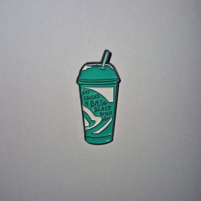 Emaille Metall Pin Anstecker Zubehör Taco Bell lustiges Meme keine Baja Explosion