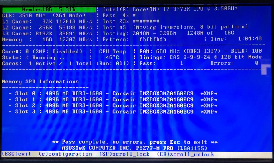 Corsair Vengeance 16GB (4x4GB) DDR3 RAM 1600Mhz CMZ8GX3M2A1600C9B - Bild 2 von 2