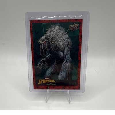 Upper Deck Marvel Spider-Man Man-Thing Trading Card #65 2022 Serial Numbered