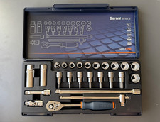 Garant Steckschlüssel-Sortiment 3/8 Zoll-Vierkant 25-teilig Ratsche Umschaltknar
