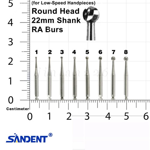 Dental Tungsten Steel Carbide Burs for Contra Angle Low Speed Handpiece RA1-8 mx - Picture 21 of 116