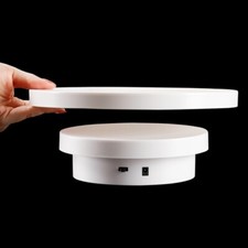 3 IN 1 Electric 360  Rotating Display Stand Electric Turntable Shop Show Holder