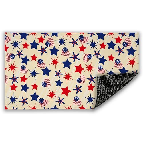 Welcome Door Mat, 4th of July Indoor Outdoor Patio American Independence Day - Bild 1 von 7