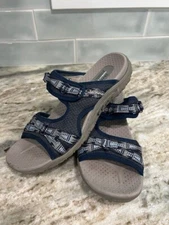 Skechers Womens Reggae Fizzle Adjustable Sandals Size 9