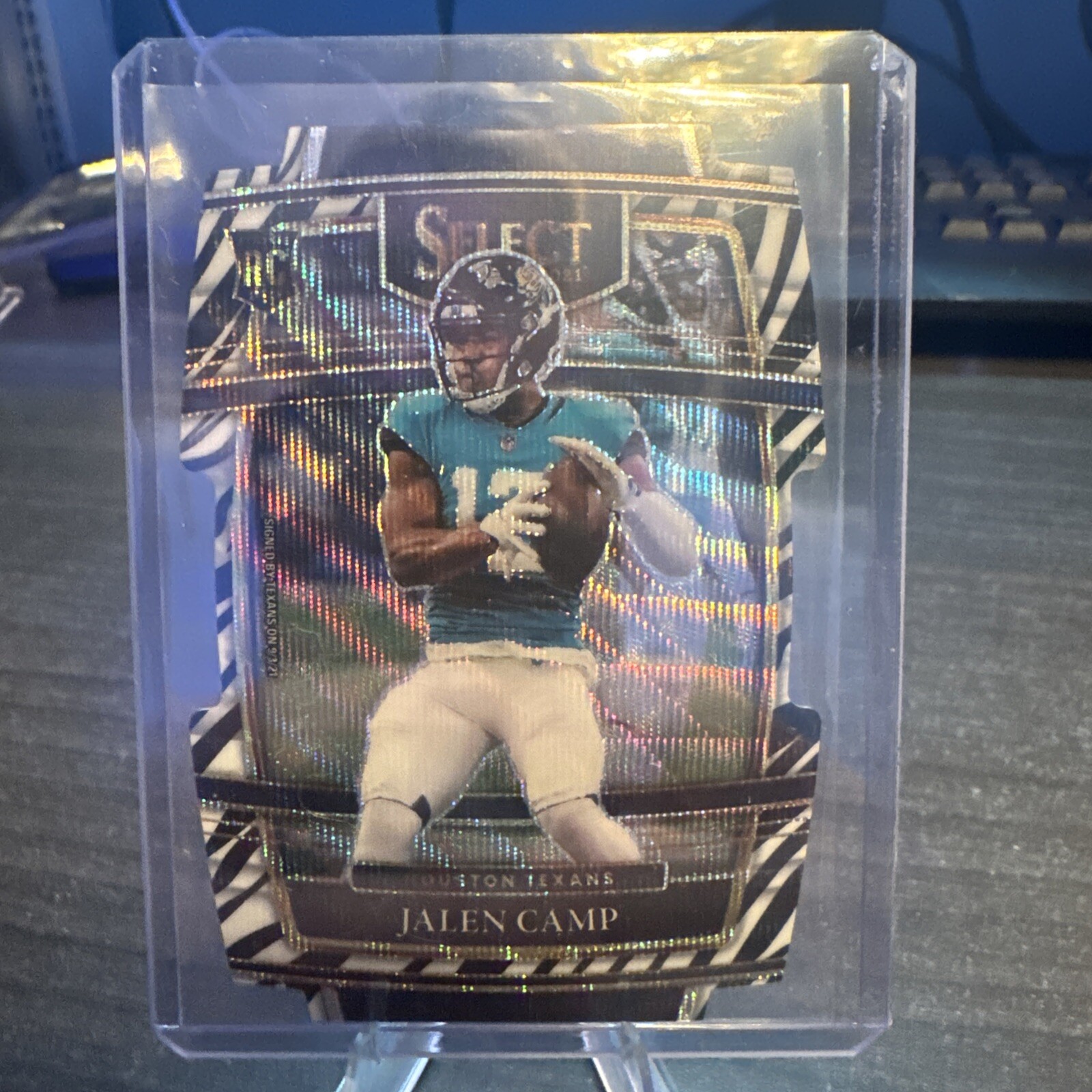Jalen Camp Panini Select #97 Die-Cut Zebra