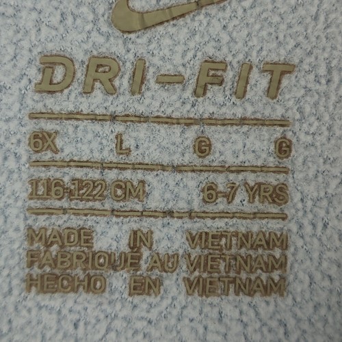 Nike Hoodie Grey Blue 6X Full Zip Long Sleeve Shacket Hooded Sweater Dri fit - Picture 6 of 11