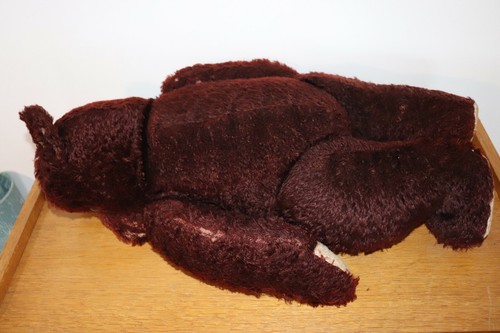 RARE ANCIEN JOUET ENFANT OURS BRUN EN PELUCHE. DECO CHAMBRE 64 cm Teddy bear - Imagen 7 de 9