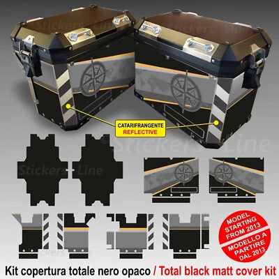 Kit COMPLETO adesivi compatibili valigie BMW R1250GS Exclusive bags stickers