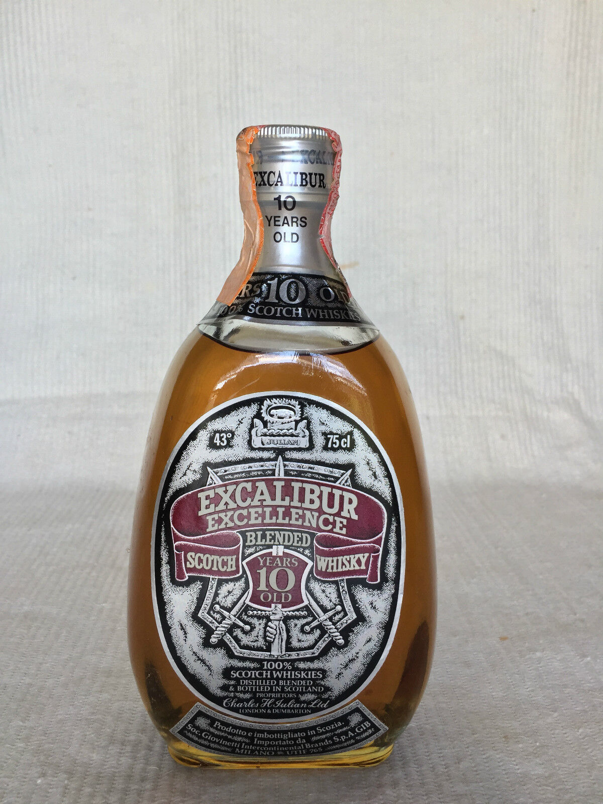 EXCALIBUR EXCELLENCE - SCTOCH WISHY 10 YEARS OLD - ANNI 90 Beperkt 20% KORTING