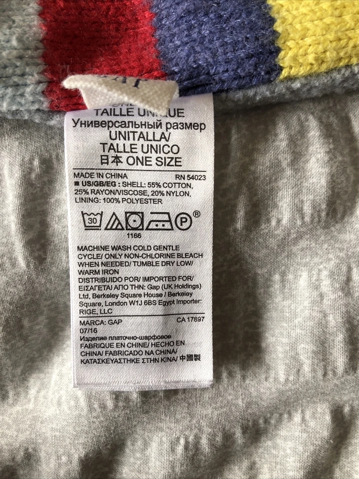 Bufanda a rayas Baby Gap Foto 4 de 4