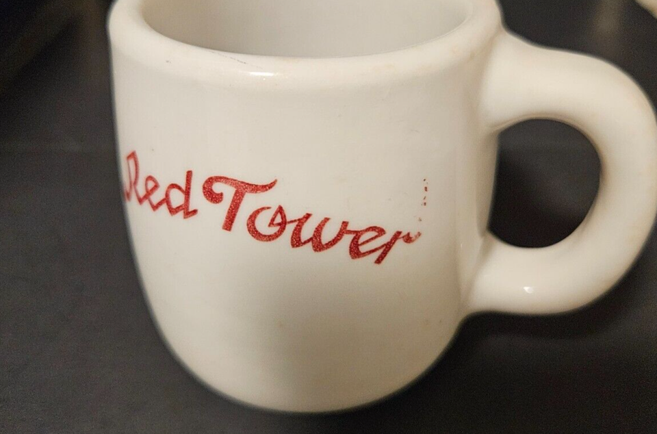 Vintage Red Tower Hamburgers Coffee Mug (Coffee Mug Only) eBay