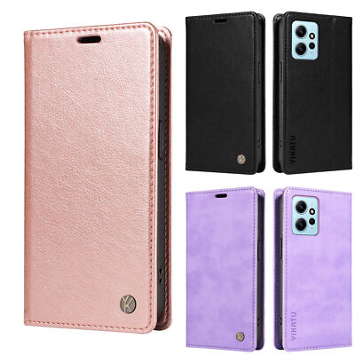 for Xiaomi Redmi Note 9 10 8T 9T Magnetic PU Leather Flip Wallet Phone Case