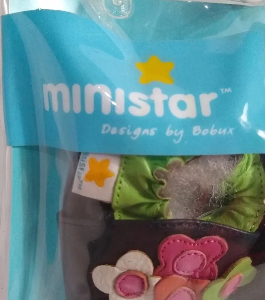 Nuevos Zapatos Infantiles de Cuero Ministar Por Bobux Zapatos con Ramo de Flores 0-6 meses Foto 2 de 4