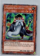 Yugioh Mathematician RA04-EN223 Platinum Secret Rare 1st Ed Near Mint
