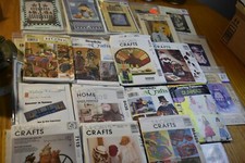 Vintage Lot Of 40 Quilting, Sewing, Craft patterns