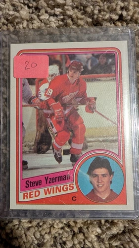 Steve Yzerman  1984 Topps   RC  #49