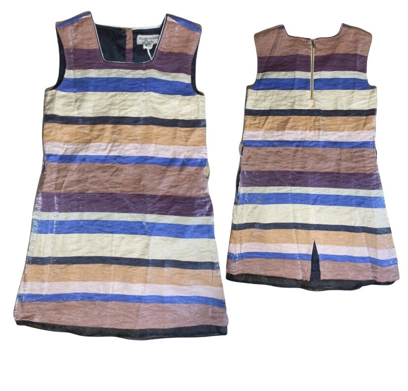 Scotch R'Belle Kids Girls Multicolour Striped Party Dress Age 12 Years Size New
