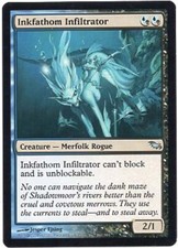 INKFATHOM INFILTRATOR  X1  MAGIC MTG SHADOWMOOR  EXCELLENT (EX)  2008