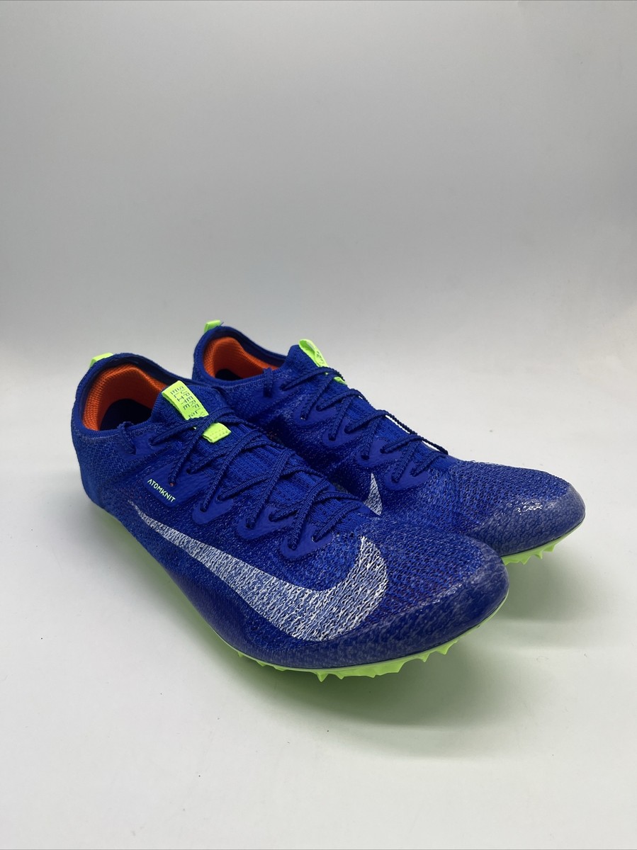 Nike Men\'s Zoom Superfly Elite 2 Track & Field Sprinting Spikes Blue CD4382-400 Nike Zoom Superfly Elite 2 | Free Shipping $99+ | Fleet Feet main image 3