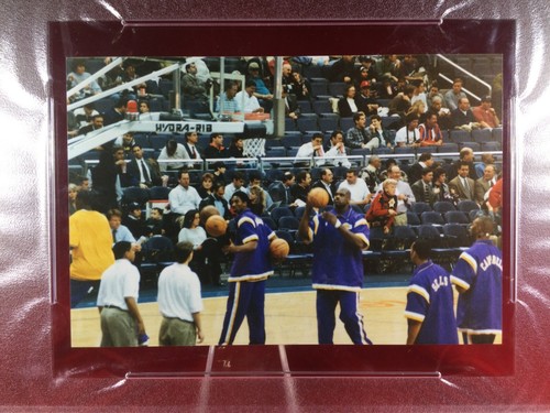 Kobe Bryant/Shaquille O'Neal  Lakers 1997 PSA/DNA Type 1 Original Color Photo - Afbeelding 1 van 3