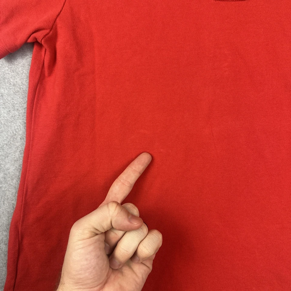 Ralph Lauren Shirt Youth Boys XL Red Big Pony Classic Slim Fit Patch Preppy #3 - Изображение 4 из 4