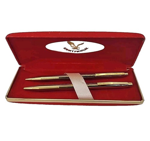 Vintage Gold Tone Centennial Ball Point Pen | eBay