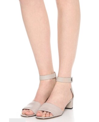 Vince Raine City Ankle Strap Sandals Light Grey Size US