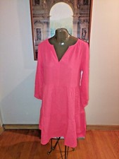NWT Gap Orange Tunic Peasant Bell Sleeves Tiered Empire Boho dress Size S
