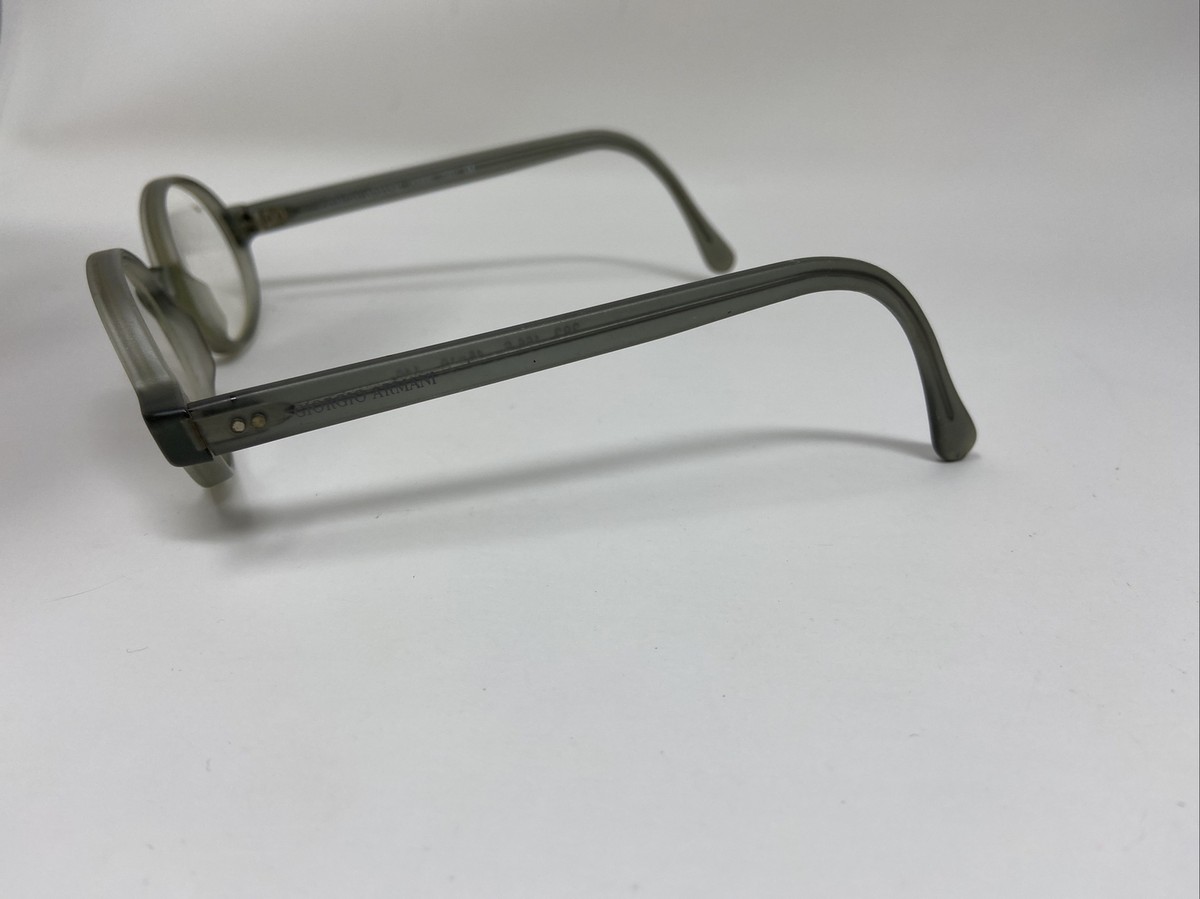 GIORGIO ARMANI 383 166s 45-19-140 TRANSLUCENT GRAY YD81 | eBay