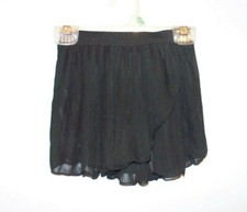 Danskin Now Girls Black Sheer Tutu Size 6/6x EUC  