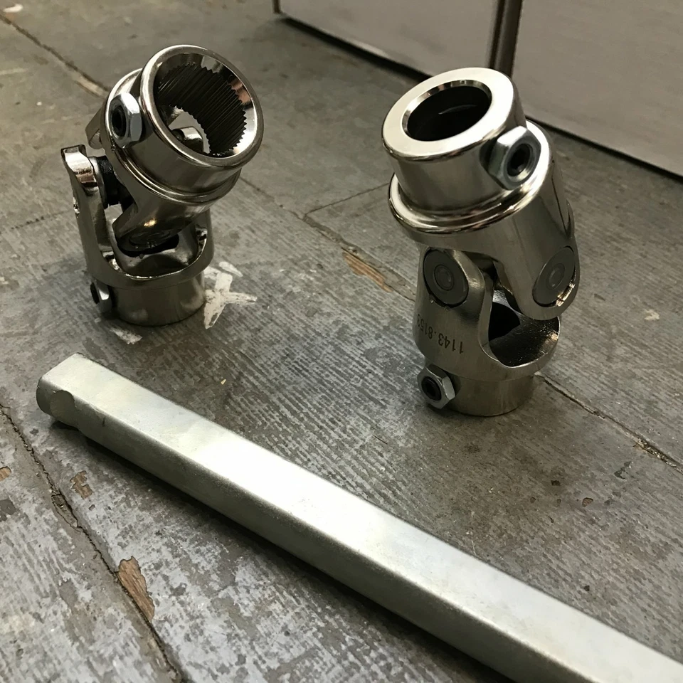 3/4 英寸 DD x 3/4 DD + 福特三角 U 型接头 + 18 英寸轴转向柱联动套件 — 第 4/4 张图片