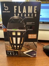 Portable Flame Lantern Speaker Bass Jaxx Led-Flame Light up effect tested works