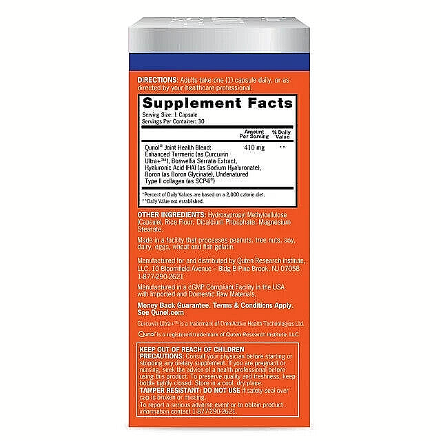 New Box Qunol Joint Health Turmeric Capsules eBay