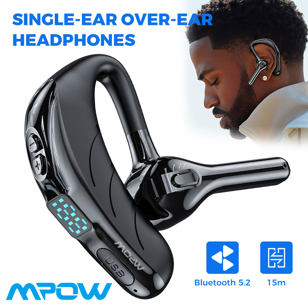 Wireless Bluetooth Headset Mobile Phone Hands Free Earpiece
