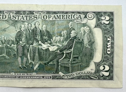 1976 1995 2013 Series $2 Two Dollar Bill Fed Reserve Note - Picture 19 of 20